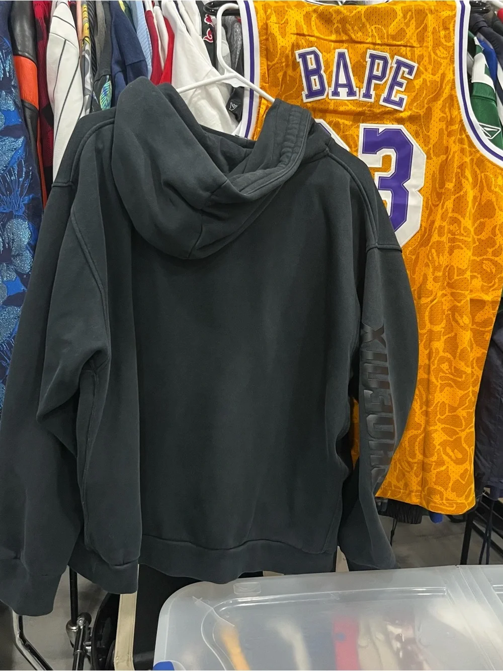 Jordan Black PHX Pullover Hoodie with White Jumpman